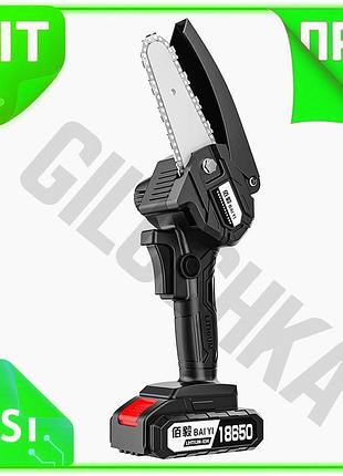 Ve аккумуляторная цепная пила baiyi new version 450w для дачи и дома мощная электропила для распила др n6w_ver