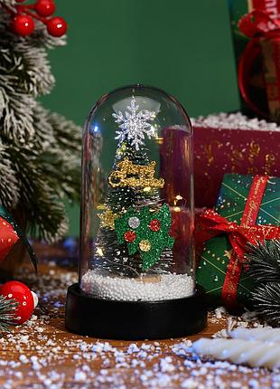 Рождественская елка new version в колбе voltronic с led подсветкой для украшения дома компактный дек 6v6e_66