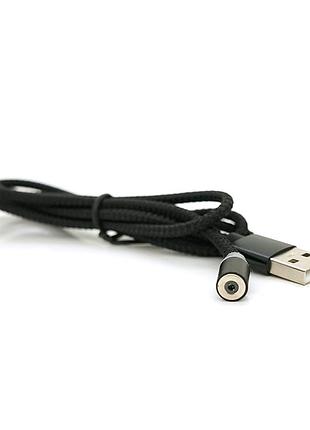 Магнитный кабель pipo usb 2.0 1м 2а тканевая оплетка для зарядки и передачи данных microusb usb шнур ve-33