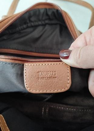 Кожаная сумка taurus 3