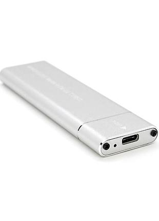 Зовнішня кишеня new version nvme type-c voltronic алюмінієва для ssd m.2 переносний накопичувач з ра 6v6e_66
