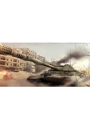 Килимок тканинний world of tanks-58 300*700 мм 2 мм для миші ігровий килимок для комп'ютера ve-33