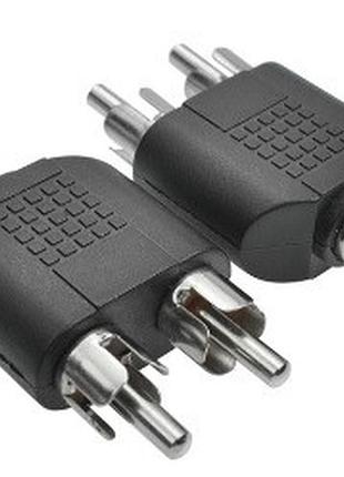 Сплиттер jack 3.5 мама 2 rca папа voltronic q300 адаптер для аудио подключения делитель звука ve-33