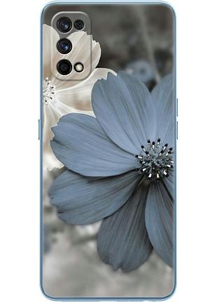 Чехол силиконовый с картинкой на realme 7 pro (цветок гербера)