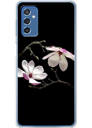 Чехол силиконовый с картинкой на samsung galaxy m52 (m526) (цветок, монголия)
