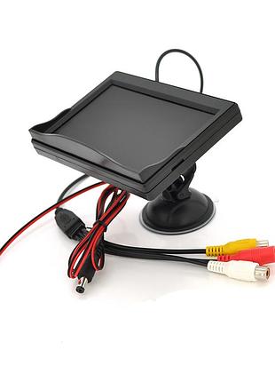 Ve автомобильный tft монитор 5 new version дюймов 12v экран для видео с камер заднего вида дисплей для n6w_ver