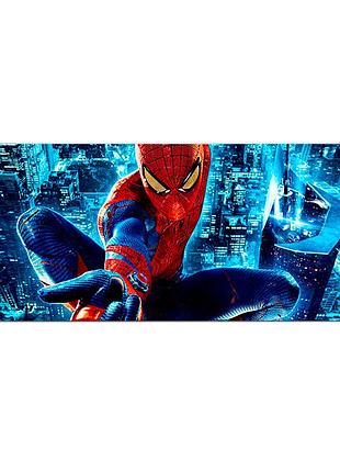 Коврик тканевый spider man 300*800 мм 2 мм боковая прошивка для детей игровой коврик для стола ve-33