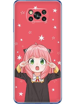 Чохол силіконовий з картинкою на xiaomi poco x3 pro (аніме, anime)