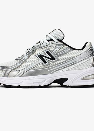 👕new balance 740 "white silver/metallic black"👕
