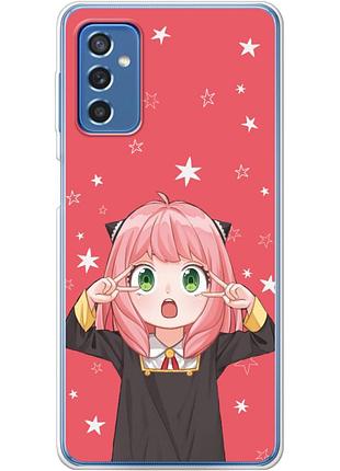 Чехол силиконовый с картинкой на samsung galaxy m52 (m526) (аниме, anime)