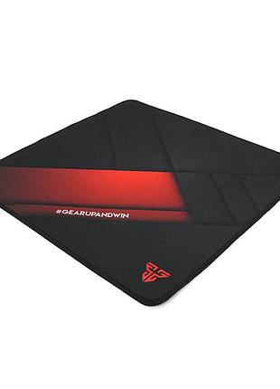 Килимок для миші fantech mp456 чорний 450*450 мм тканинний з боковою прошивкою для комп'ютера ve-33