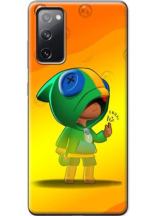 Чехол силиконовый с картинкой на samsung galaxy s20 fe (g780) (бравл старс, brawl stars)