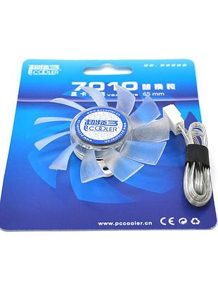 Кулер для відеокарти pccooler 7010№3 для ati nvidia 3-pin вентилятор для охолодження графіки охолоджувал ve-33