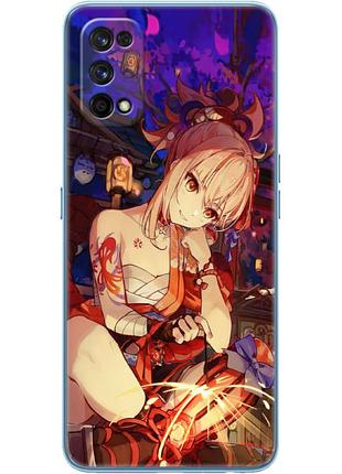Чехол силиконовый с картинкой на realme 7 pro (аниме, anime)