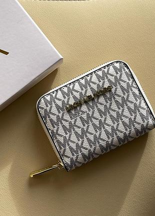 Кошелек michael kors маленькая надпись белый