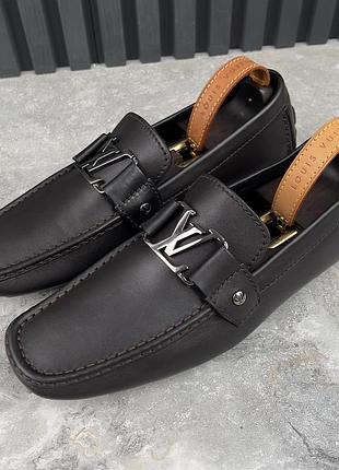 Louis vuitton monte carlo driving moccasin чоловічі туфлі мокасини шкіра оригінал 44 eur