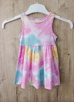 Дитяча сукня від бренду f&f дизайн тай-дай (tie-dye)