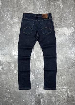 Чоловічі джинси tommy hilfiger томмі хілфігер оригінал сині slim straight w34 l32 tommy jeans денім штани брендові класичні якісні фірмові л