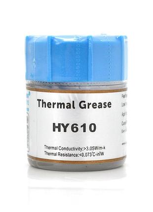 Паста термопроводная hy-610 15g gold >3,05w/m-k для компьютера процессора видеочипов охлаждение термопас ve-33