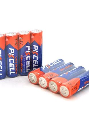 Батарейка щелочная pkcell 1.5v aa lr6 4 штуки для игрушек пультов фонариков источники питания ve-33
