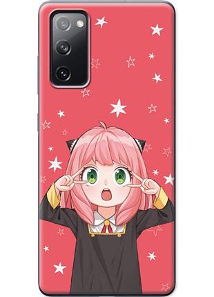 Чехол силиконовый с картинкой на samsung galaxy s20 fe (g780) (аниме, anime)