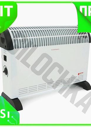 Ve конвектор электрический bt-4120 2000вт new version механический обогреватель для помещений до 18 кв n6w_ver