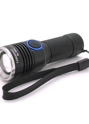 Фонарик ручной bailong r-842 cree t6 500 люмен 3 режима алюминиевый аккумулятор 14500 usb зарядка для ту ve-33