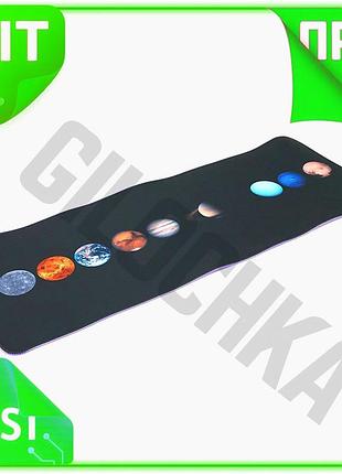 Ve коврик для мыши planets new version marbles тканевый с rgb подсветкой 300*800 мм usb кабель 1,8 м д n6w_ver