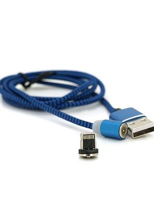 Магнитный кабель ninja usb 2.0 lightning 1м 2а с индикатором заряда для мобильного телефона и планшета ve-33