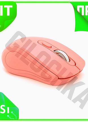 Ve беспроводная мышь imice 6 new version кнопок 800/1200/1600 dpi для пк и mac перезаряжаемая розовая n6w_ver