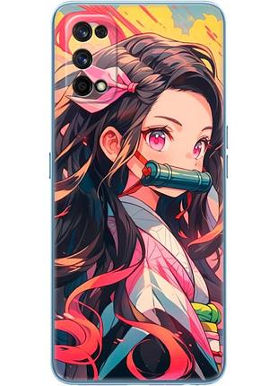 Чохол силіконовий з картинкою на realme 7 pro (аніме, anime)