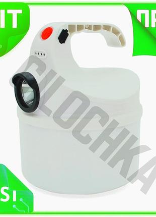 Ve фонарик для кемпинга panther new version ударостойкий с аккумулятором 6000mah usb зарядка белый све n6w_ver