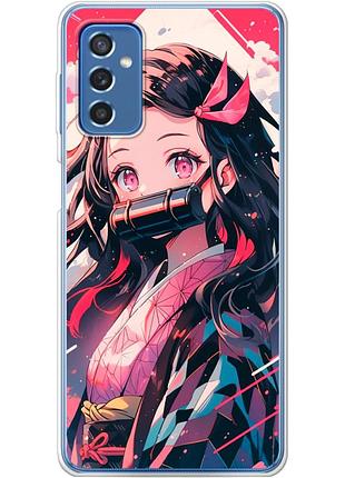 Чехол силиконовый с картинкой на samsung galaxy m52 (m526) (аниме, anime)