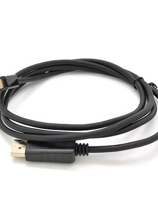 Кабель veggieg md-1.5 minidisplay port на display port 1.5м чорний для підключення macbook до монітора п ve-33