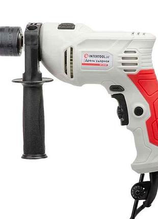 Дрель ударная,600 вт, 0-3000 об/мин,1.5-13мм, реверс. dt-0109 тм intertool
