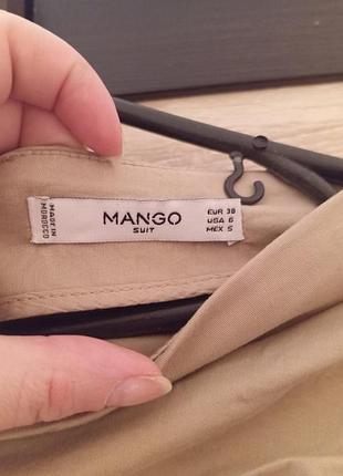 Коттоновая юбка мини от mango 5