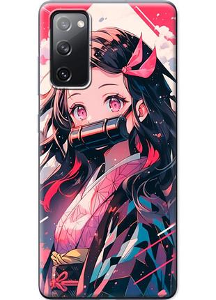 Чехол силиконовый с картинкой на samsung galaxy s20 fe (g780) (аниме, anime)
