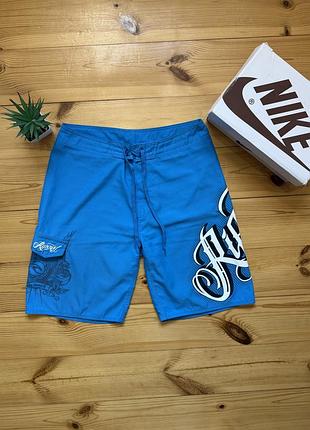 Ripcurl big logo side-pocket shorts оригінальні шорти ріпкарл з великим логотипом збоку та боковим карманчиком
