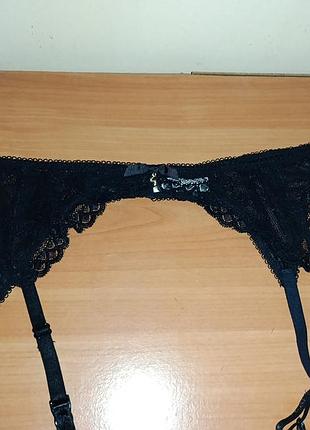 Еротичний мереживний пояс для панчіх gossard