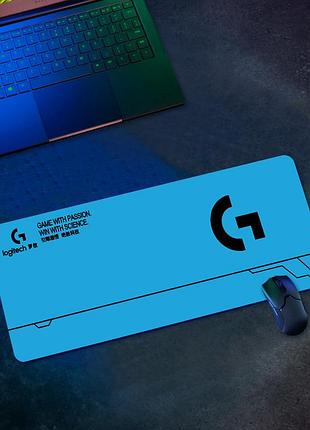 Коврик для мыши 300*600 мм logitech lt-04 тканевый подложка для компьютера защитный коврик 2 мм ve-33