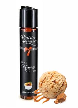 Массажное масло расслабляющее plaisirs secrets creme brulee (59 мл)