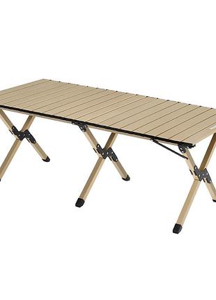 Складной стол naturehike star jane t01 cnk2550jj018, 119х60 см, углеродистая сталь, бежевый