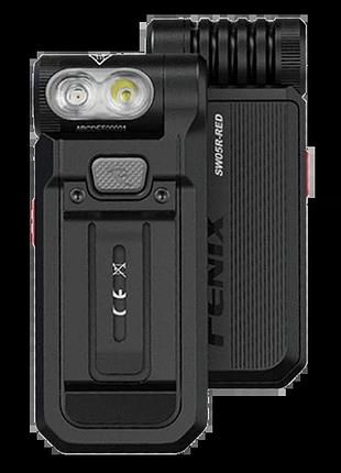 Фонарь ручной fenix ​​sw05r-red led черный