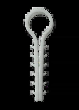 Елка круглая d 12 белая (100 шт) дюбель ziplex