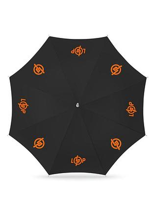 Зонтик logicpower lp черный 2
