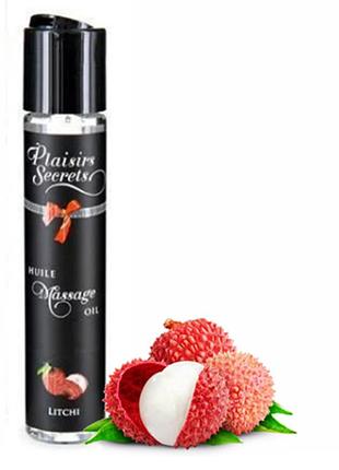 Массажное масло расслабляющее plaisirs secrets litchi (59 мл)