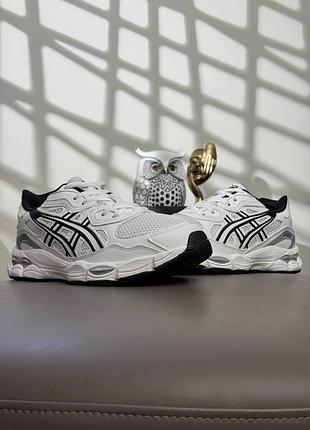 💎мужские кроссовки asics gel-nyc white black