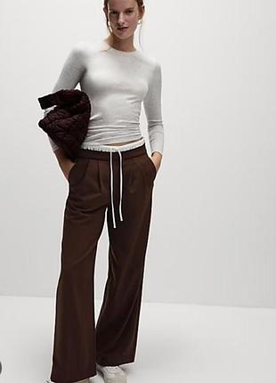 Коричневые брюки m&amp;s