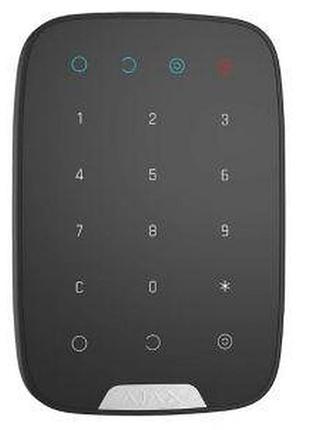 Бездротова сенсорна клавіатура ajax keypad (black)