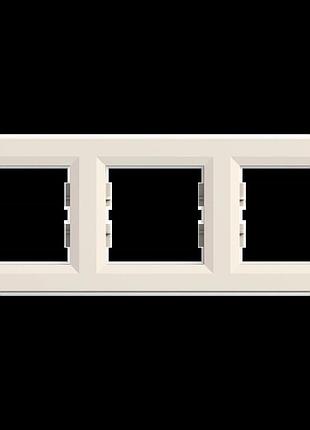 Рамка 3-поста горизонтальная schneider electric asfora eph5800323